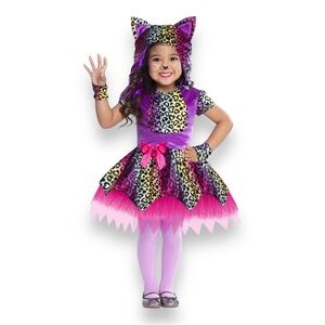 Way to Celebrate Toddler Halloween Fantasy Costumes Rainbow Kitty 2T